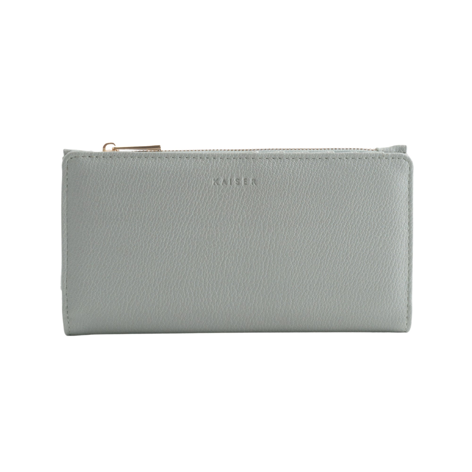 Faux Leather Purse - Smoky Mist