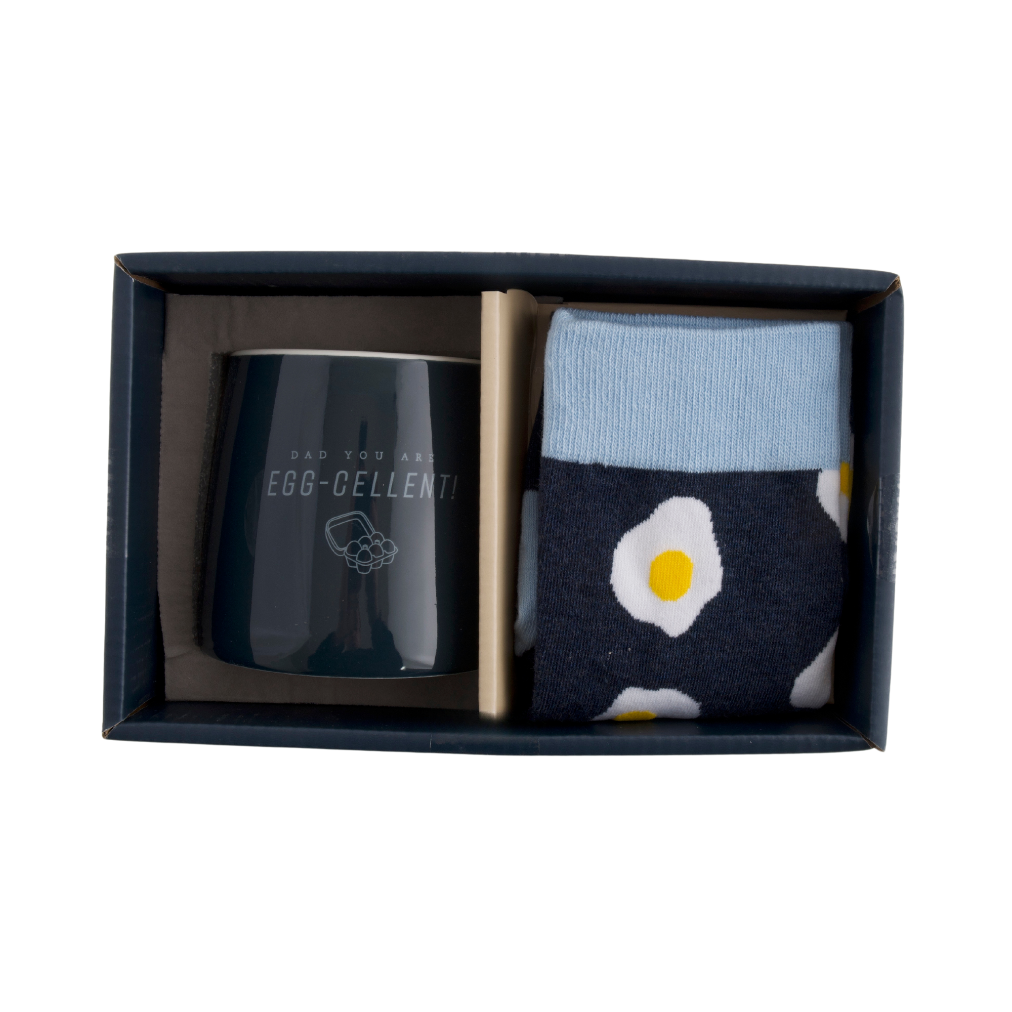 Ceramic Mug & Sock Set - Eggcellent