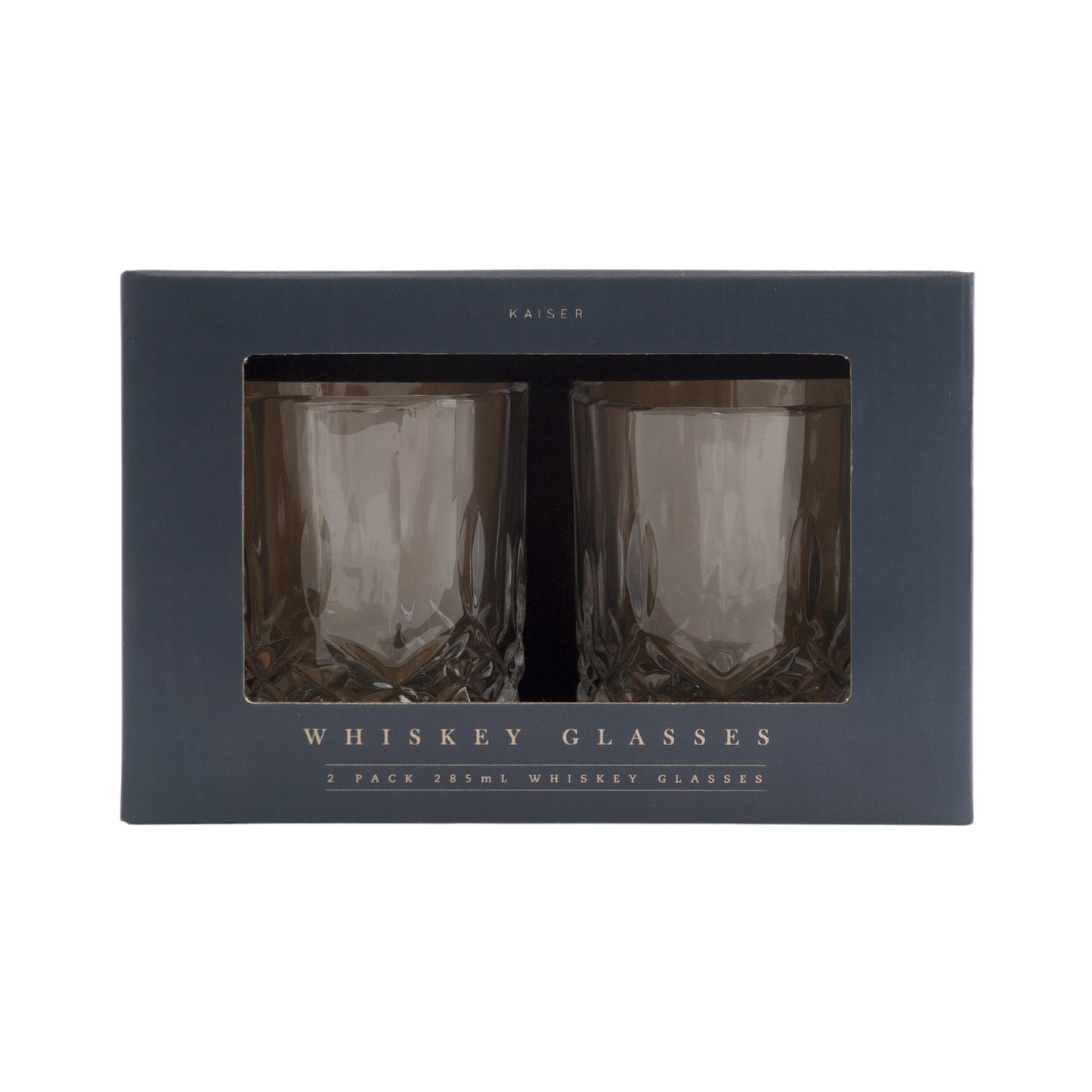 Whiskey Glasses 2Pk - Diamond