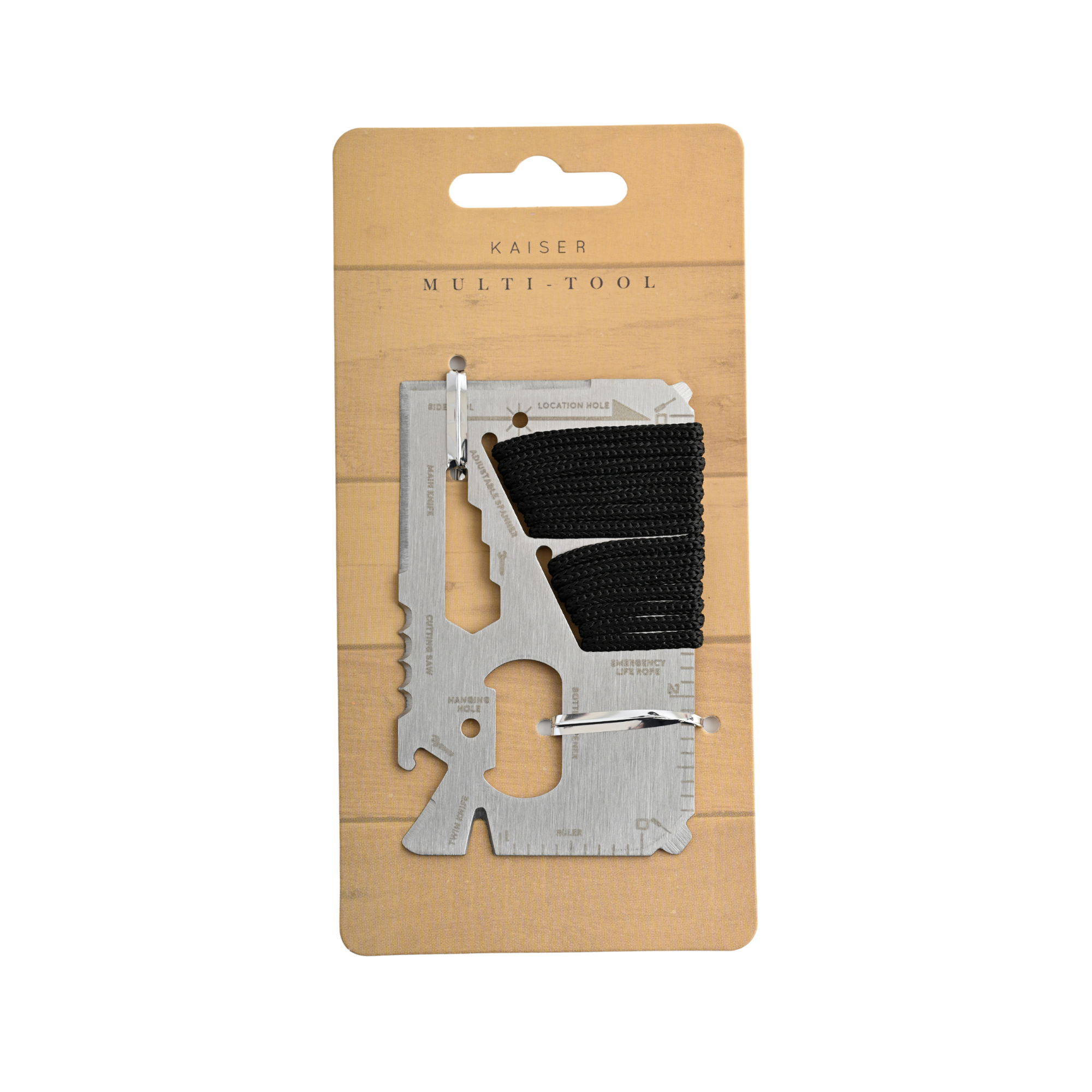 Rectangle Multi Tool - Silver