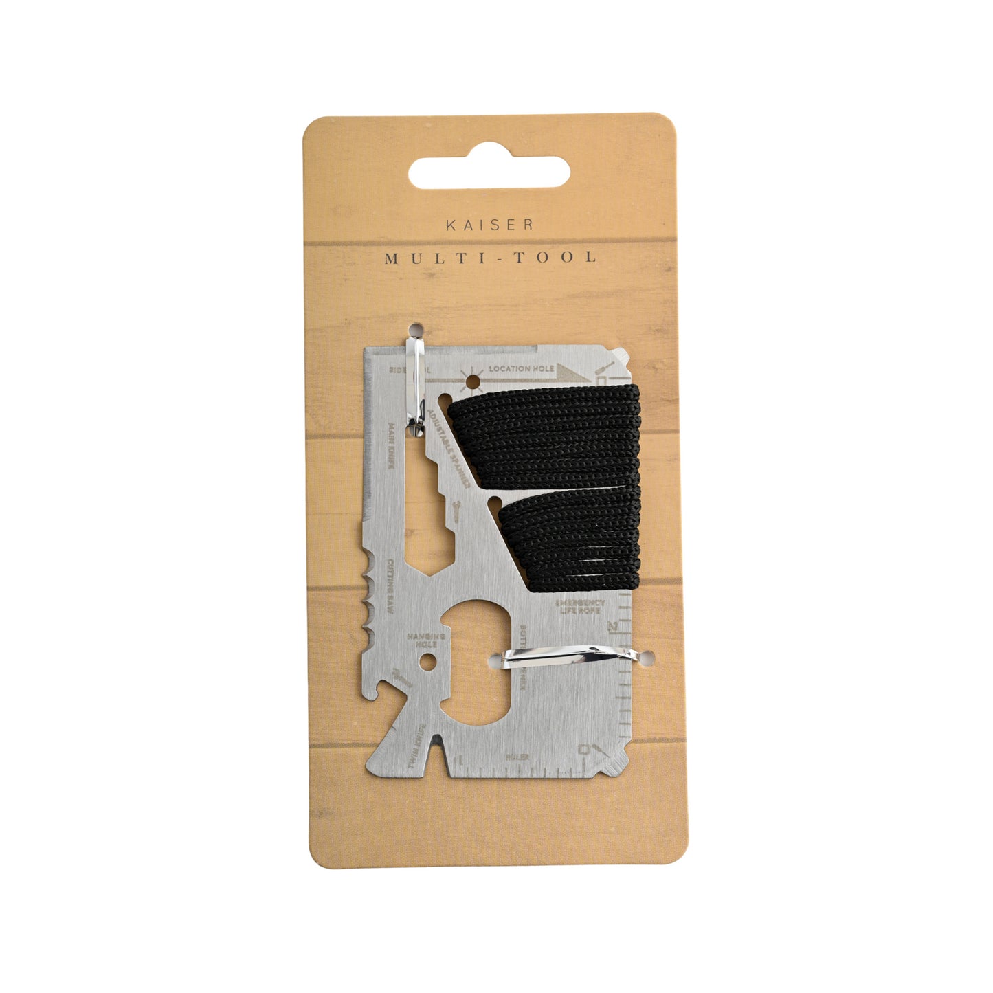 Rectangle Multi Tool - Silver