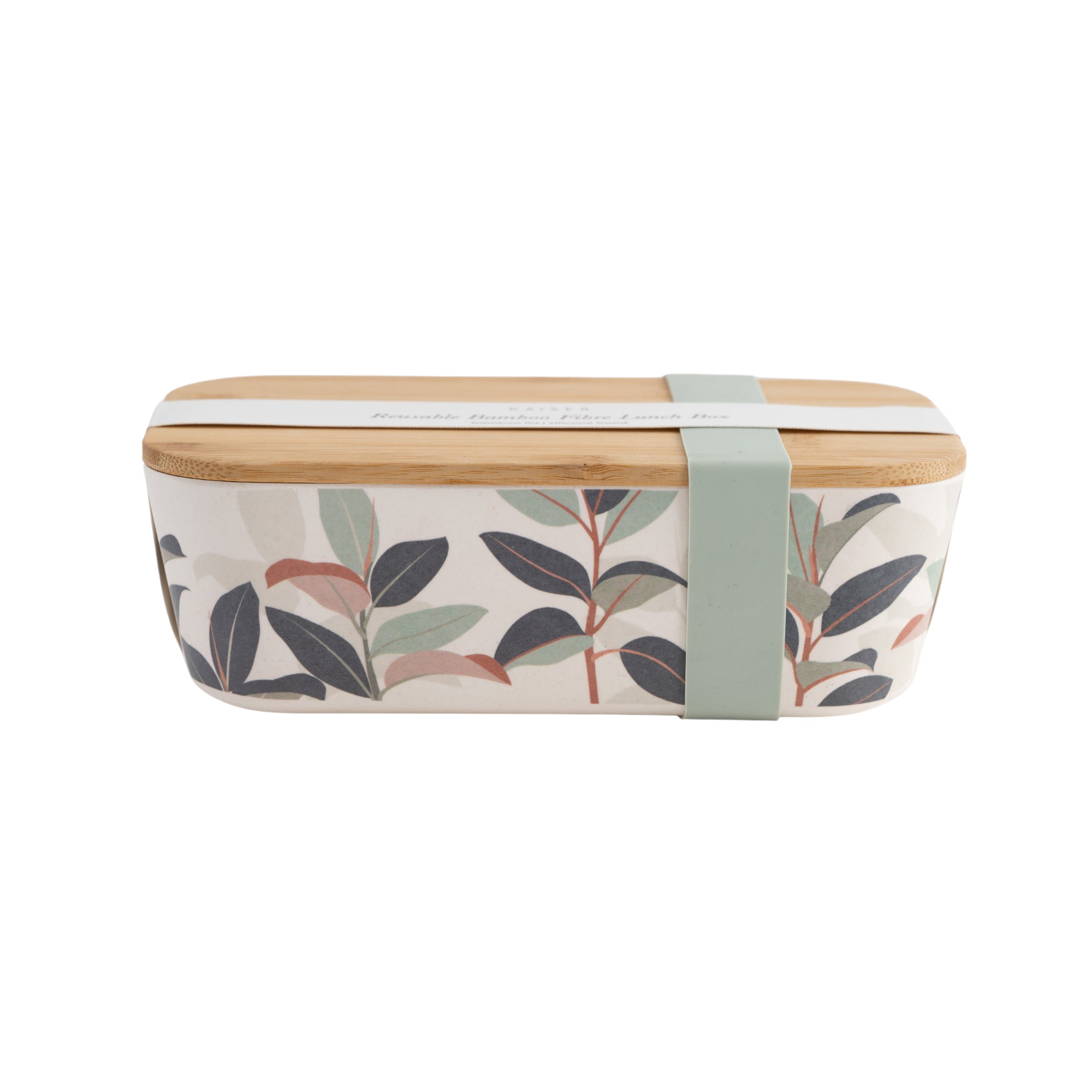 Bamboo Printed Lunch Box - Tropic Leav