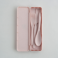 Bamboo Cutlery - Dusty Pink