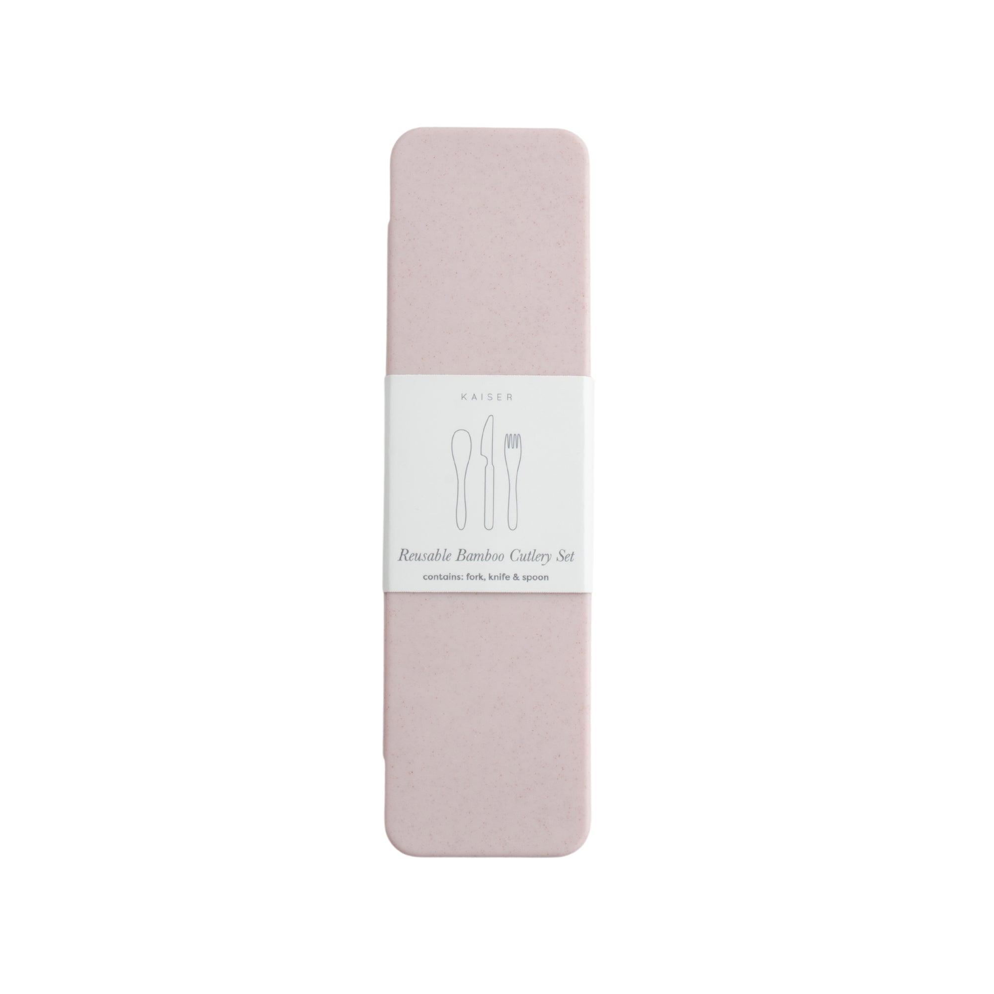 Bamboo Cutlery - Dusty Pink