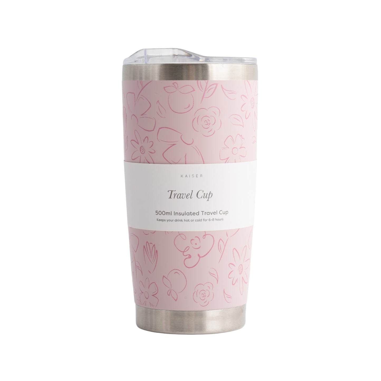 Insulated Coffee Cup - Posy Outline