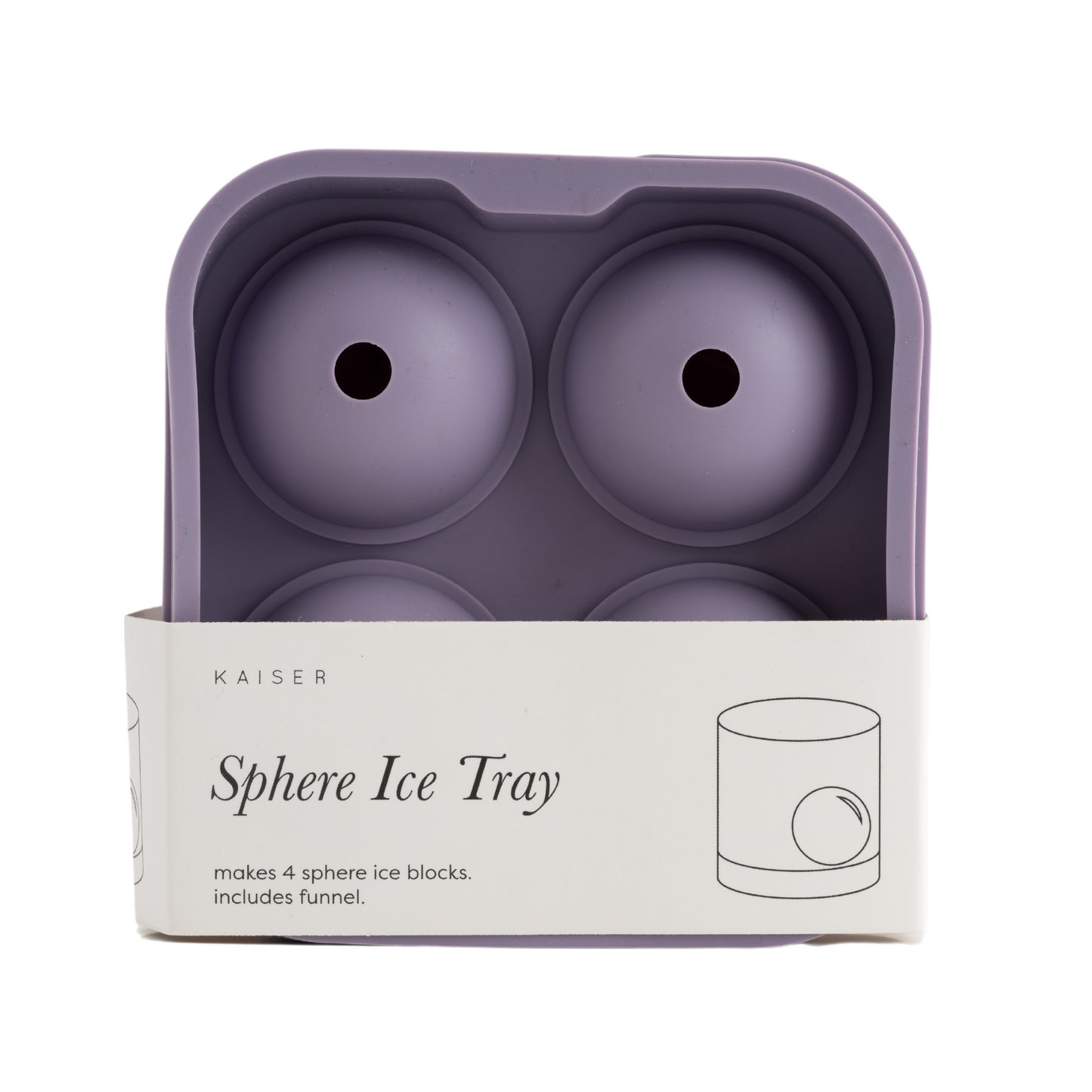 Sphere Ice Cube Tray - Lilac