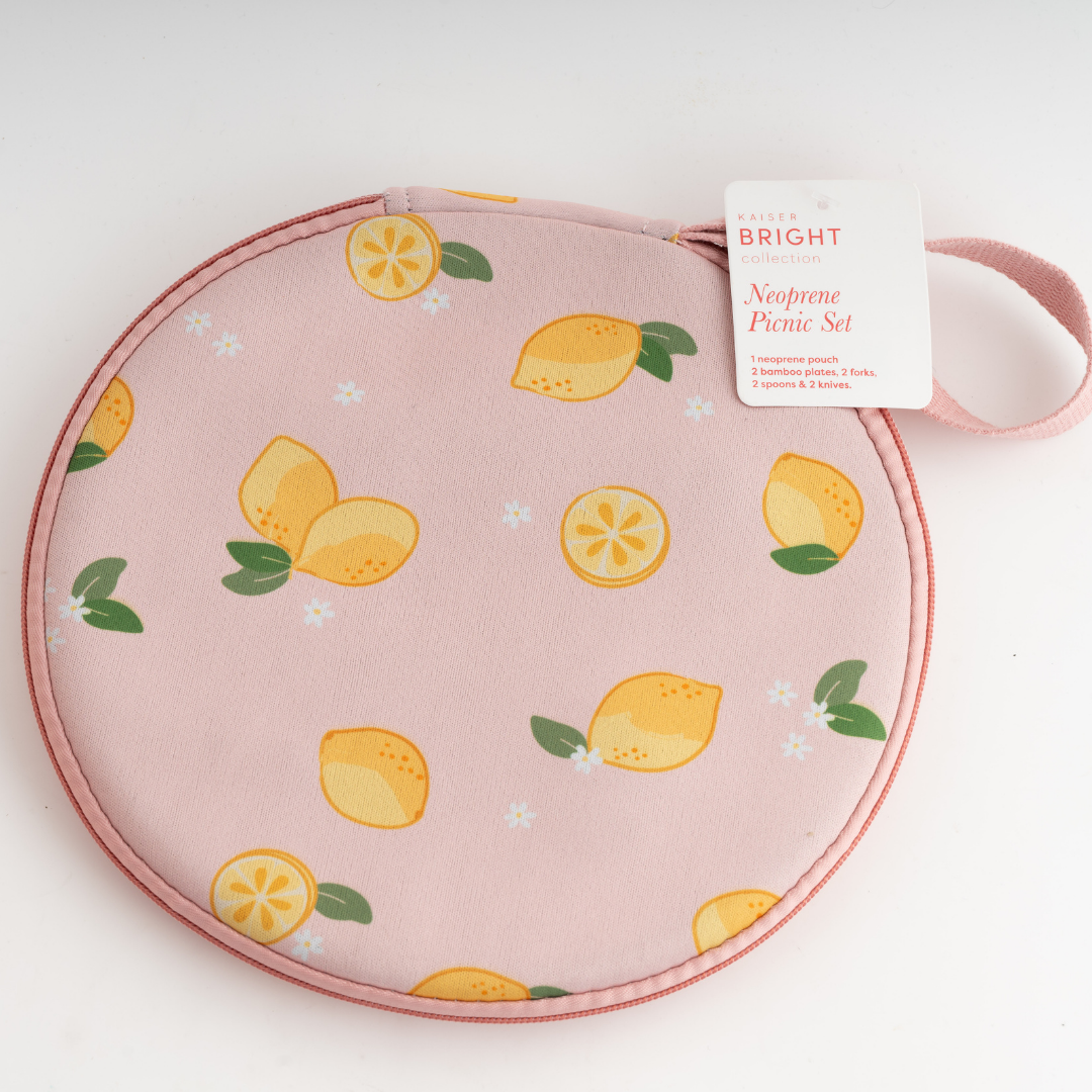 Neoprene Picnic Set - Citrus