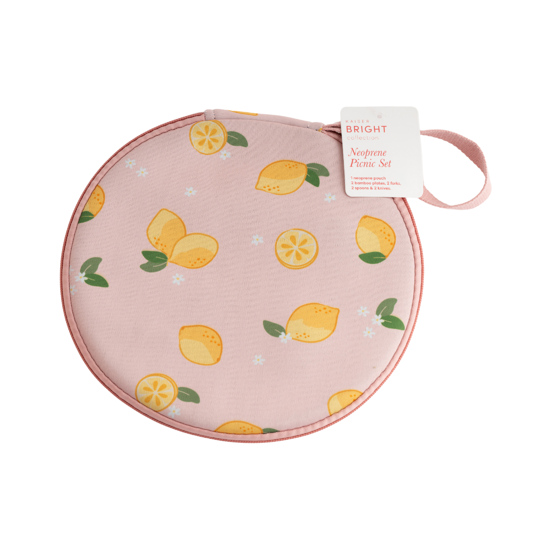 Neoprene Picnic Set - Citrus