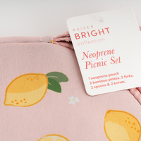 Neoprene Picnic Set - Citrus