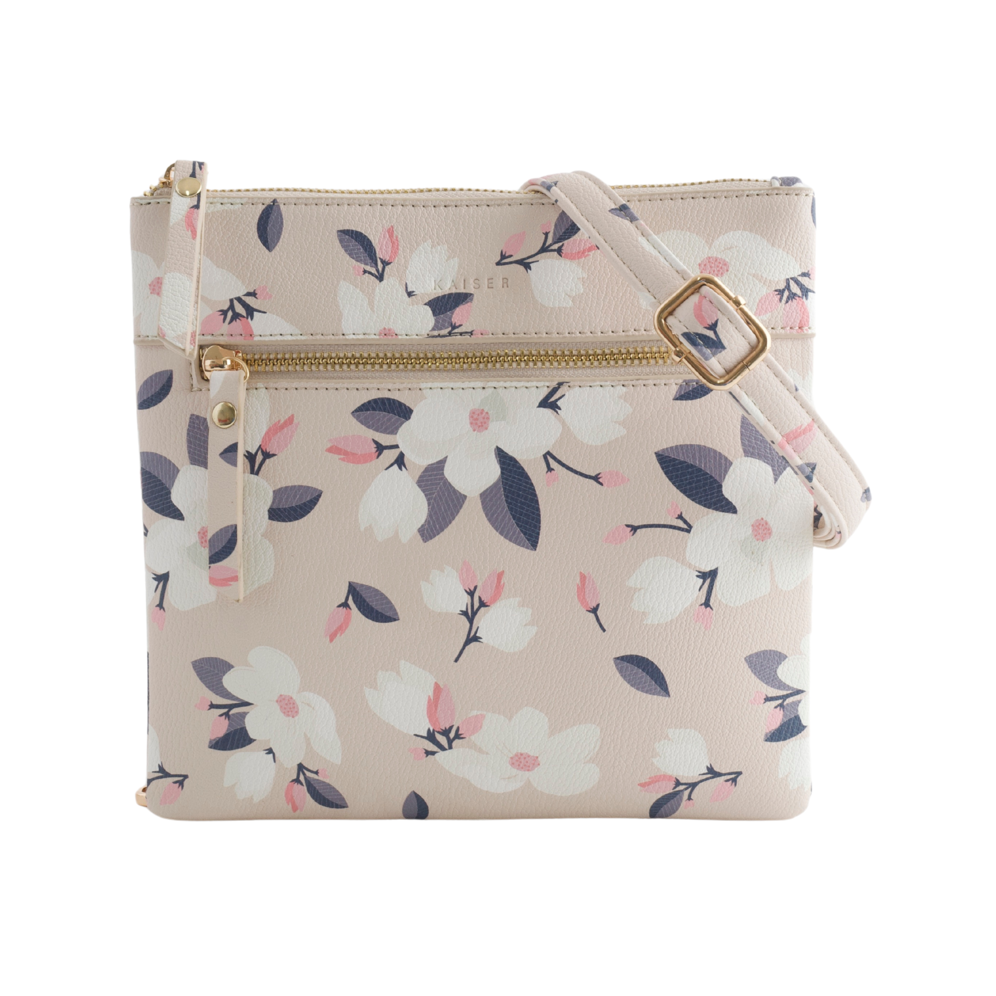 PU Square Shoulder Bag - Pretty Floral