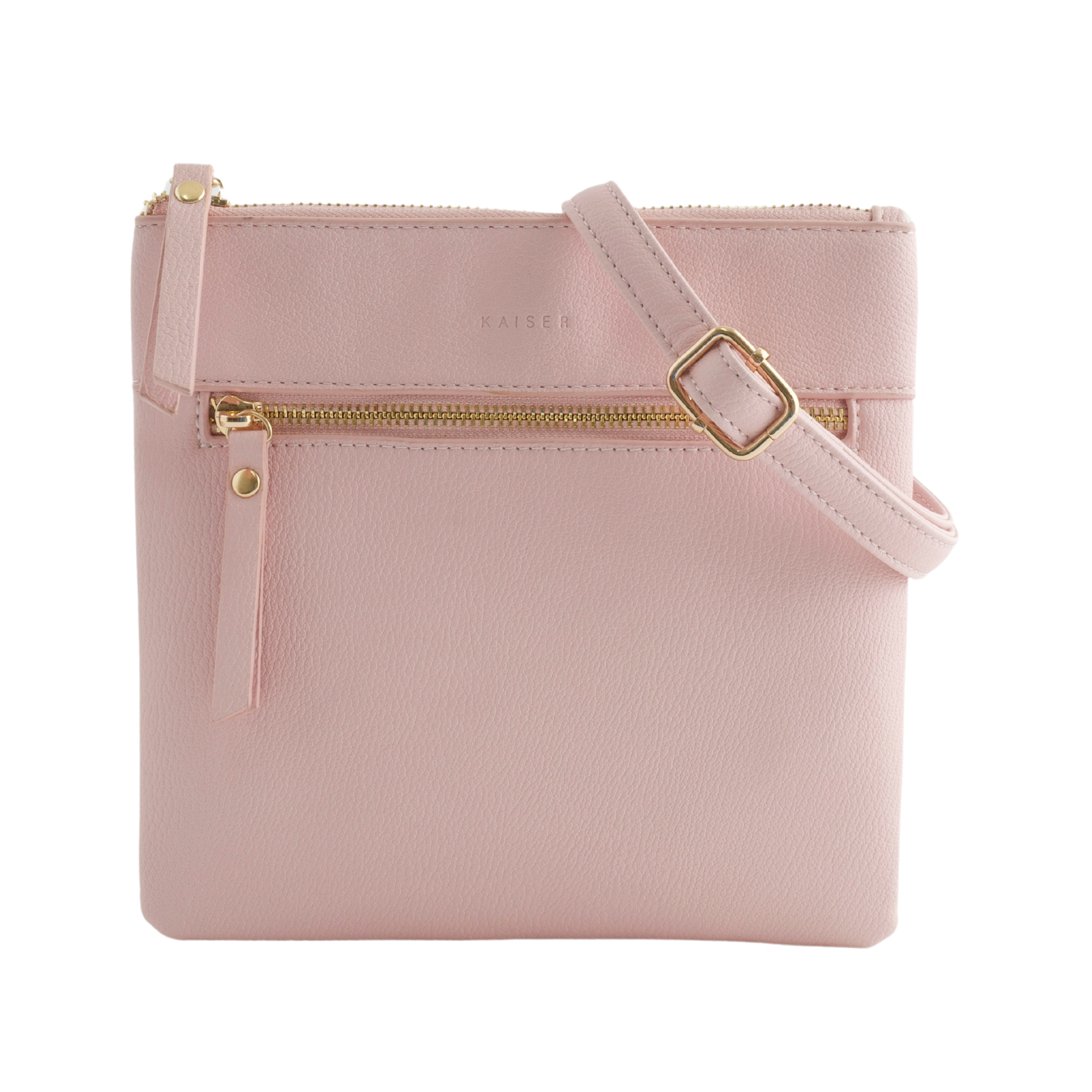 PU Square Shoulder Bag - Pink