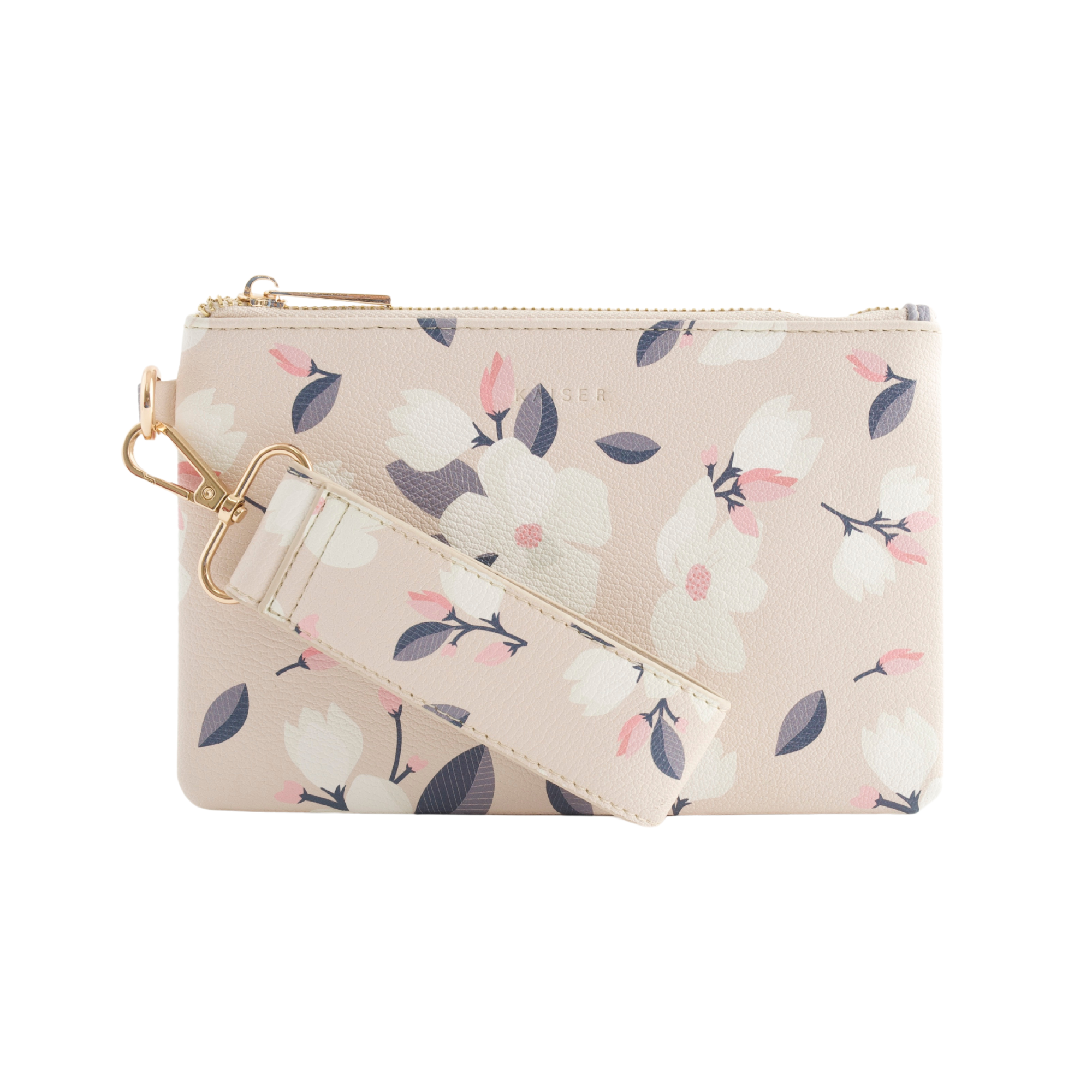 Clutch With Strap - Pretty Floral