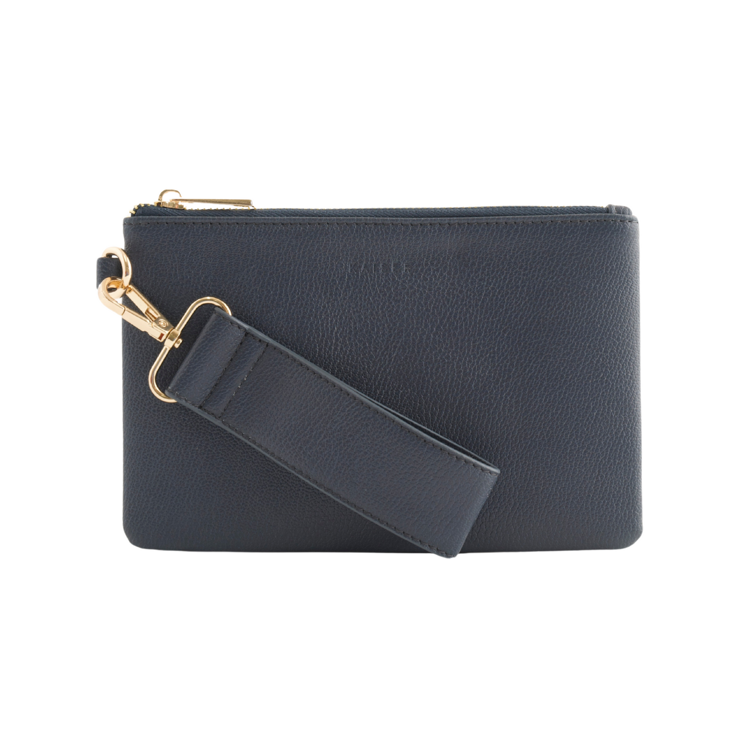 Clutch With Strap - Navy