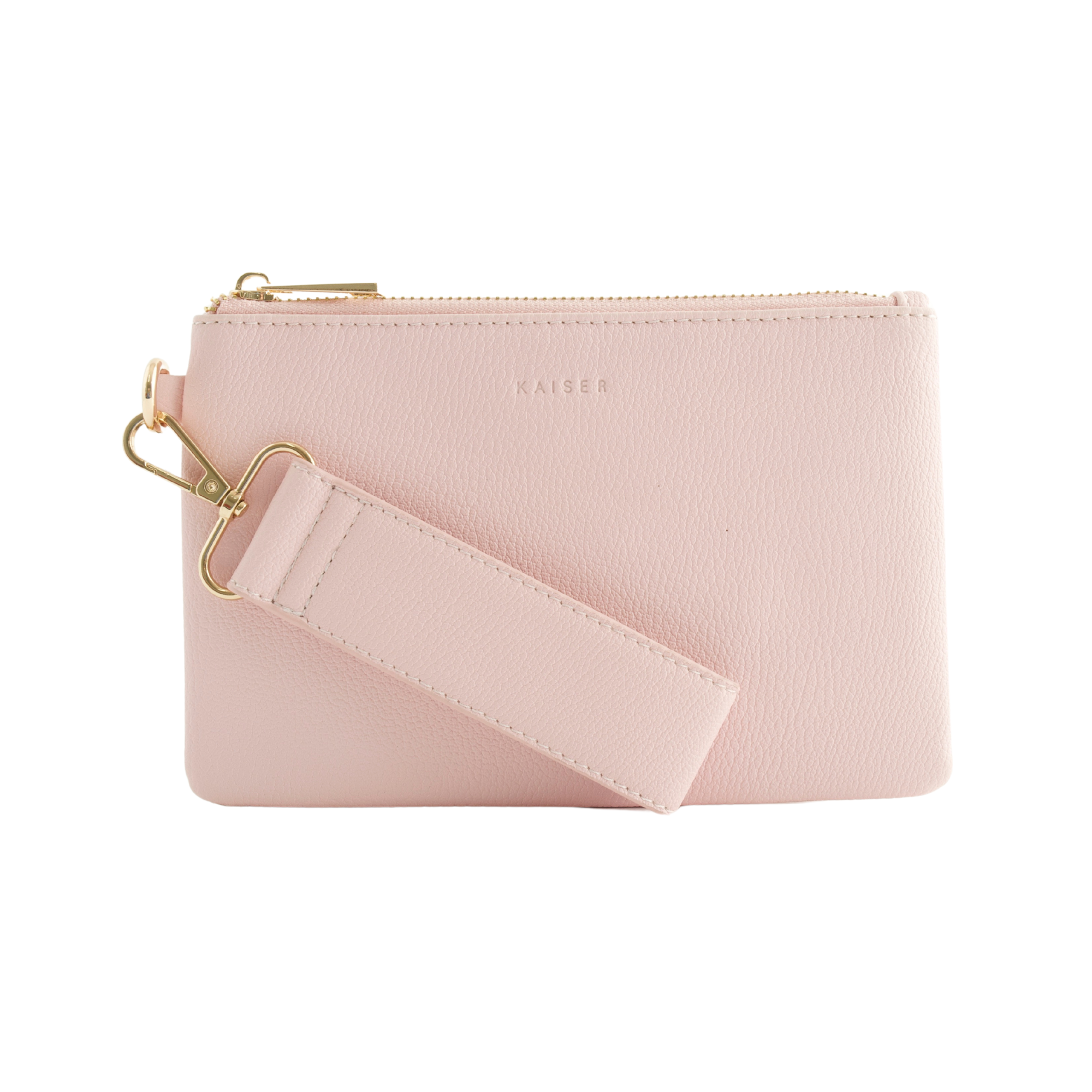 Clutch With Strap - Pink