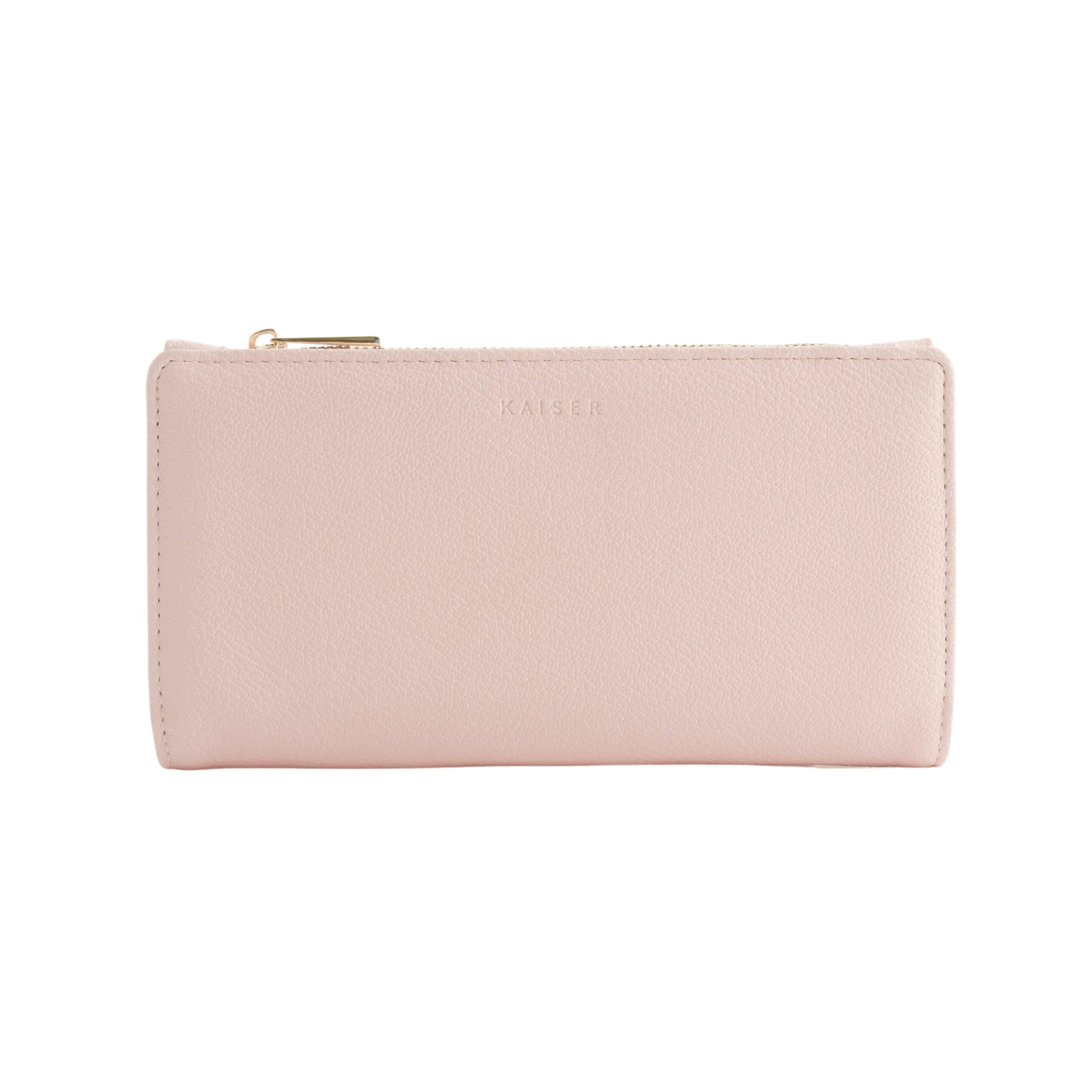 Faux Leather Purse - Pink