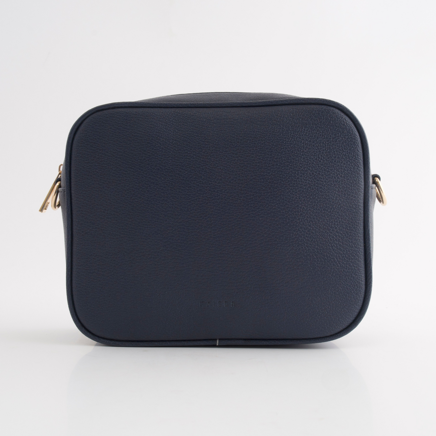 PU Textured Strap Side Bag - Navy