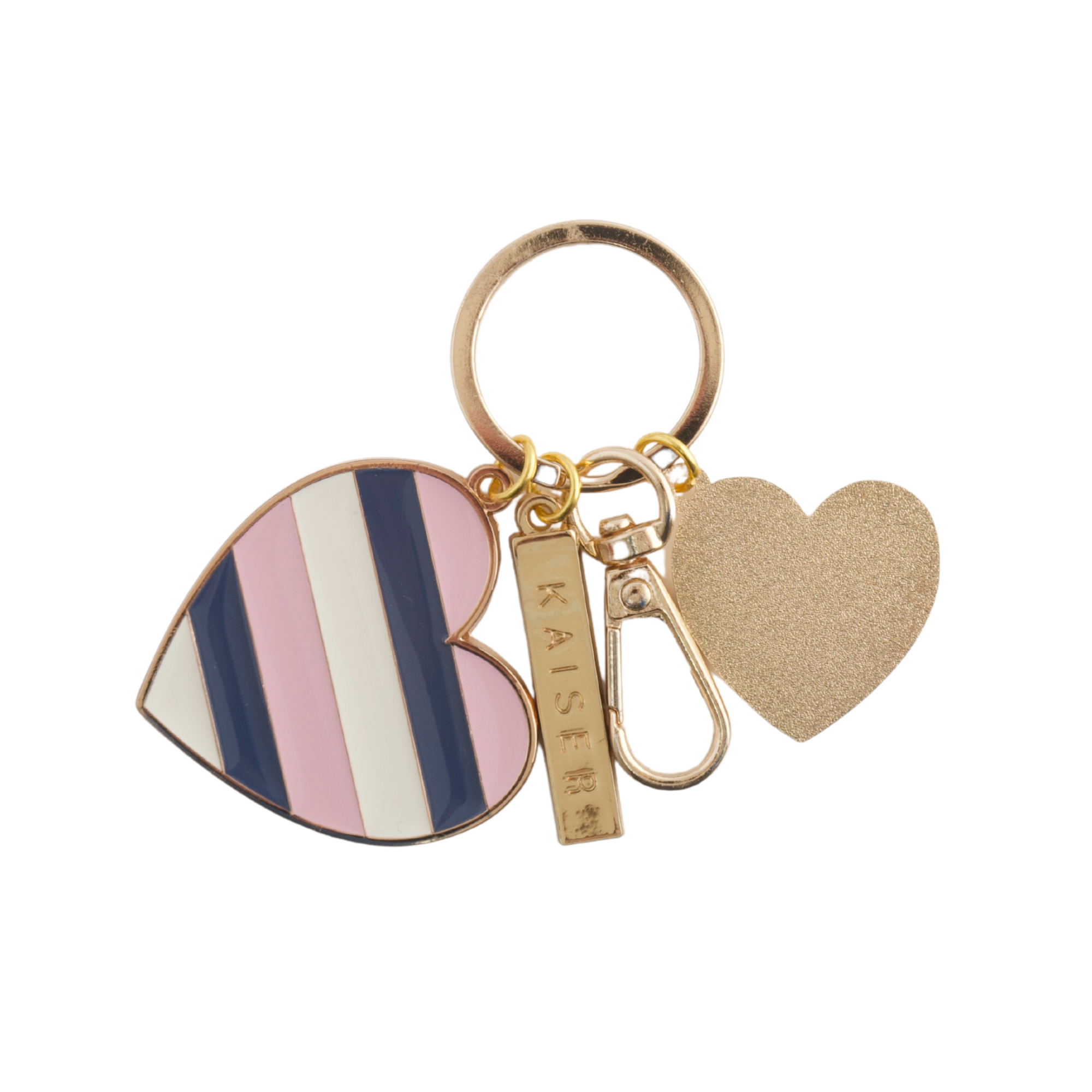 Metal Charm Keyring - Heart