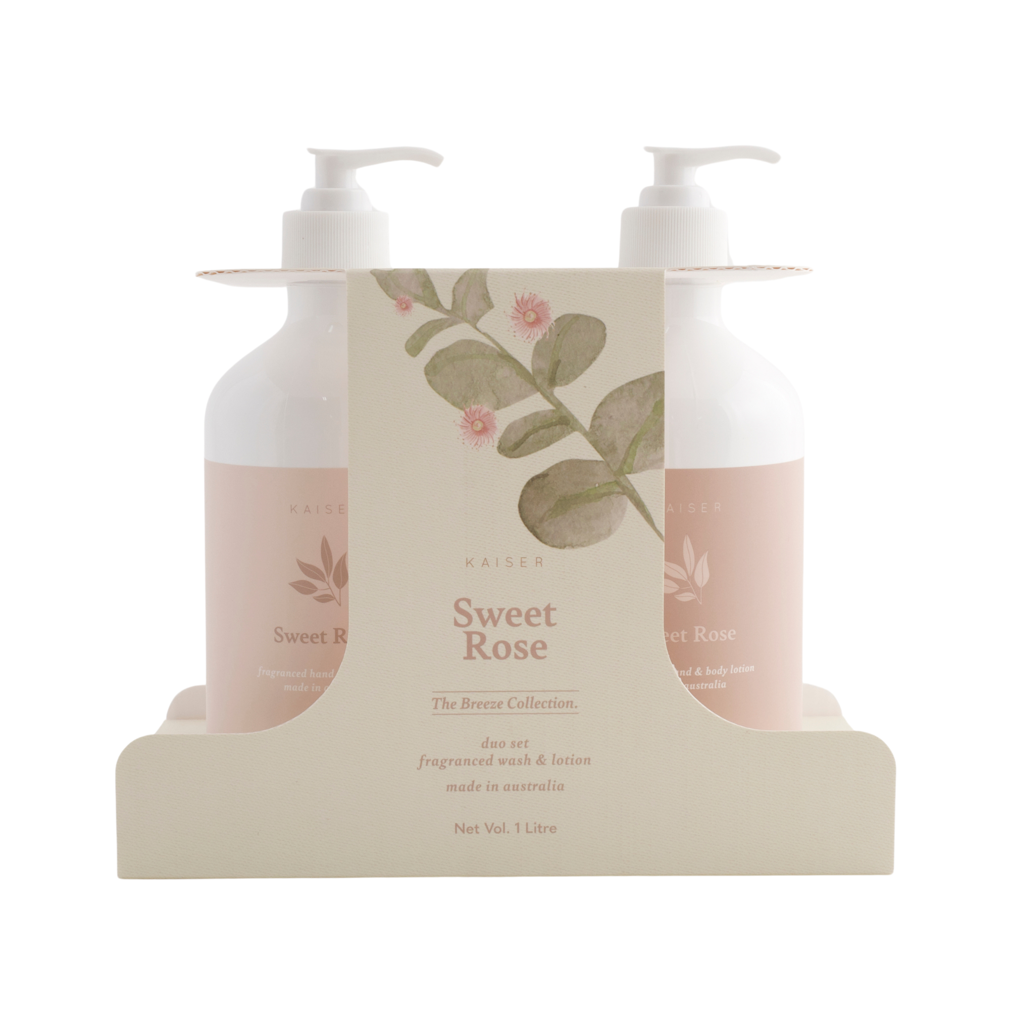 Hand & Body Wash/ Body Lotion Duo - Sweet Rose