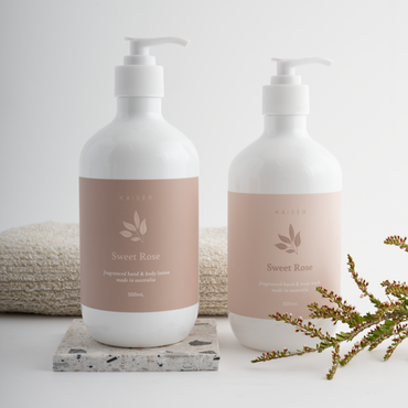 Hand & Body Wash/ Body Lotion Duo - Sweet Rose