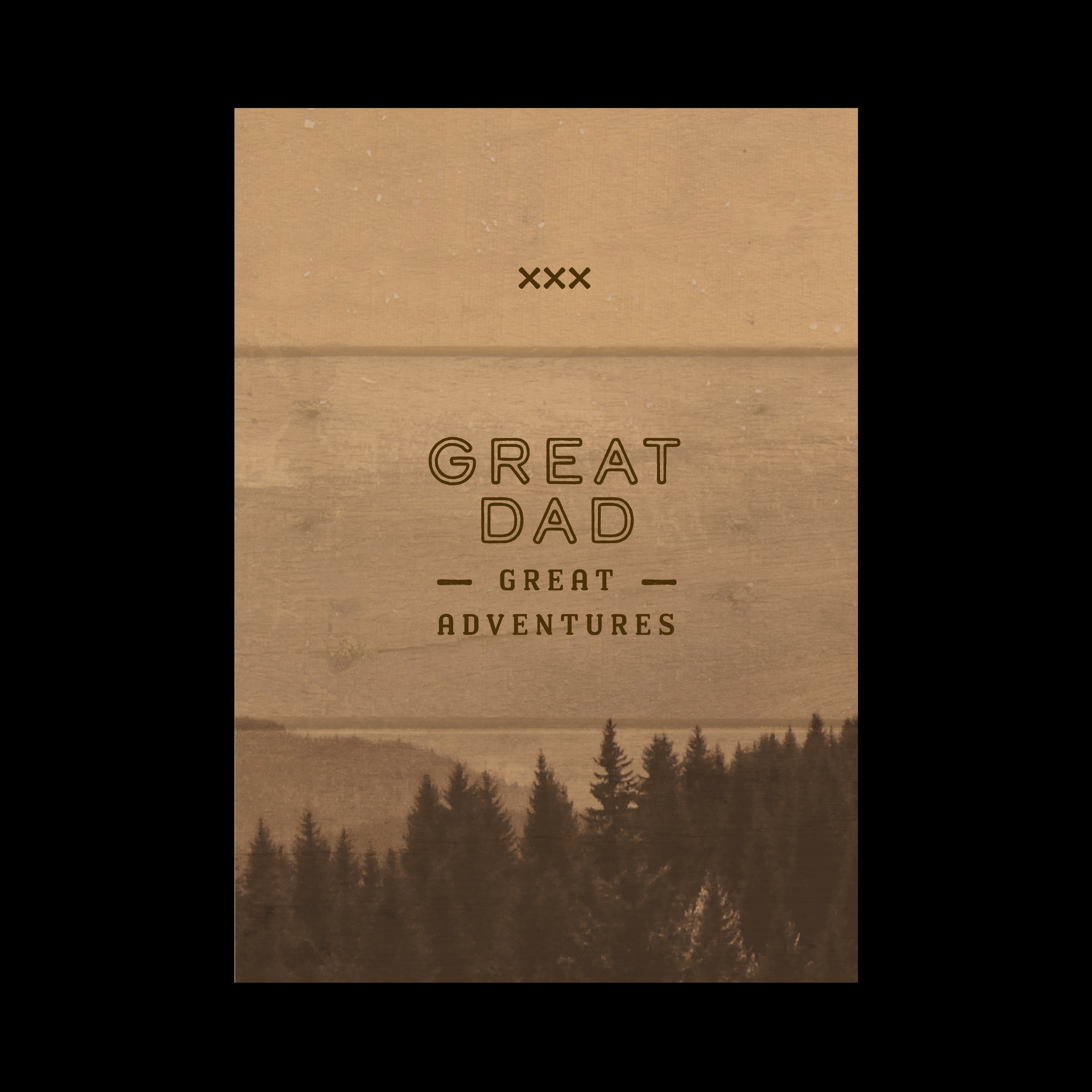 Greeting Card Fathers Day - Great Adventures