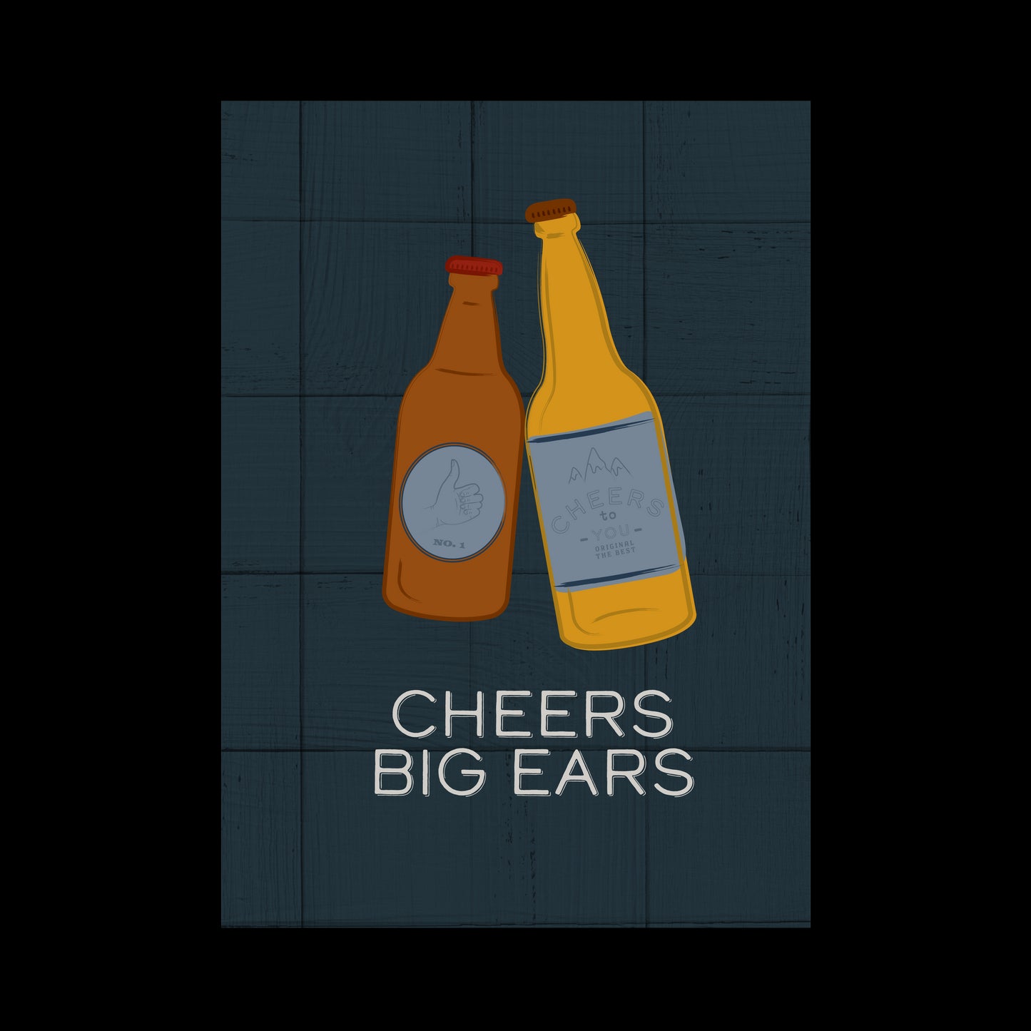 Greeting Card For Him - Big Ears