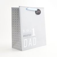 Lge Gift Bag For Him - Greatest Dad