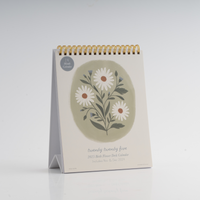 2025 Desk Calendar - Birth Flower