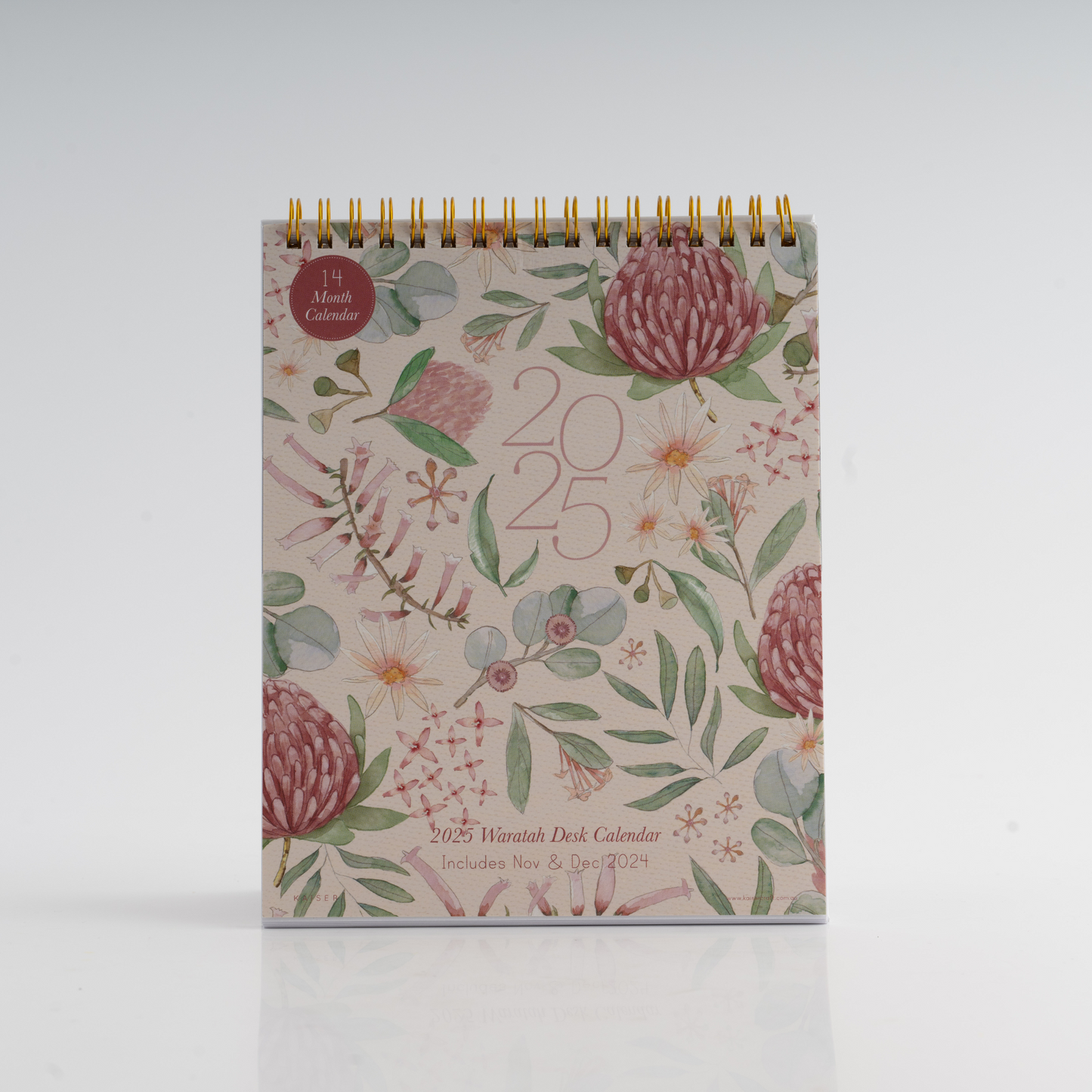 2025 Desk Calendar - Waratah