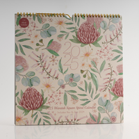 2025 Sq Spiral Calendar - Waratah