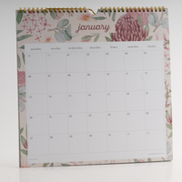 2025 Sq Spiral Calendar - Waratah