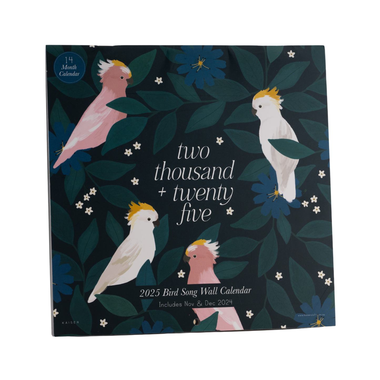 2025 Wall Calendar - Birdsong