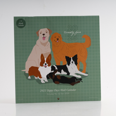 2025 Wall Calendar - Yappy Days