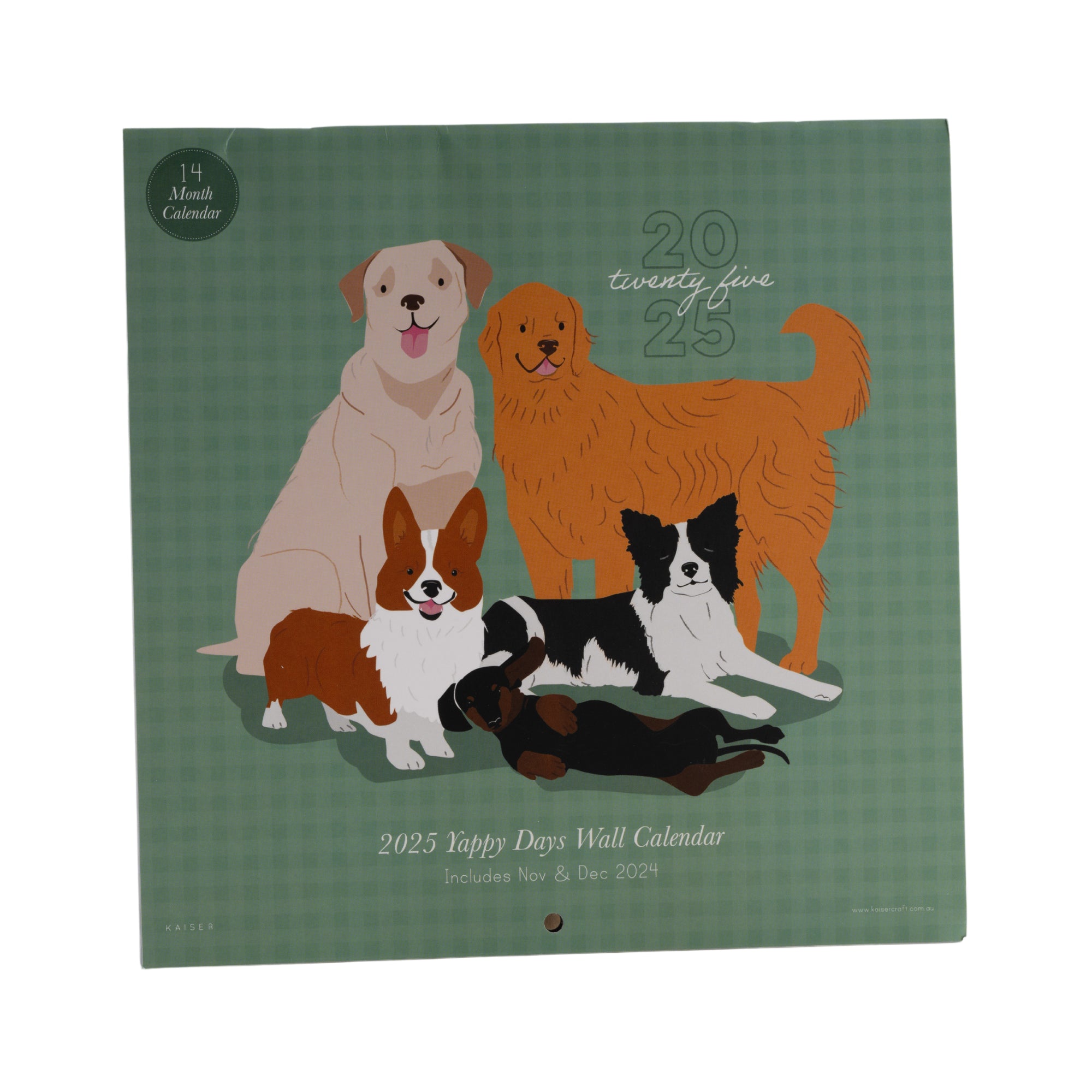 2025 Wall Calendar - Yappy Days