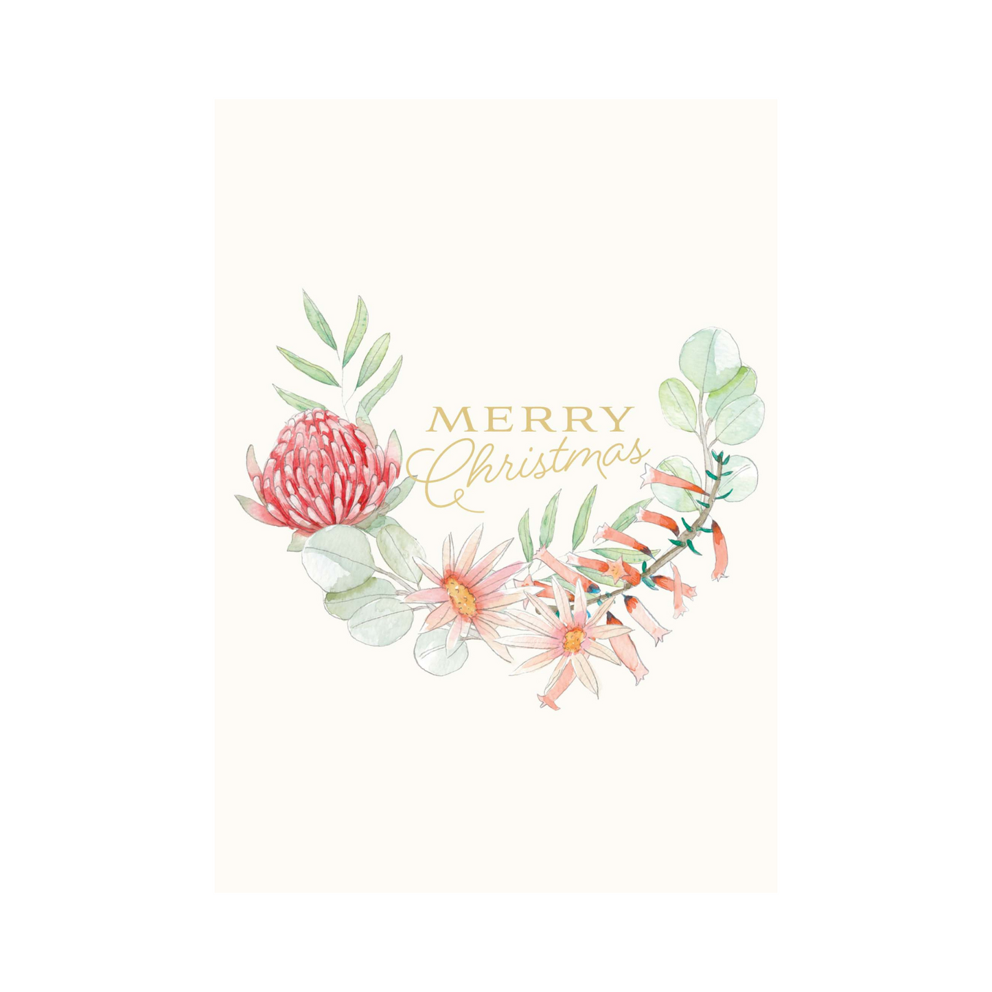 Christmas Card - Christmas Laurel