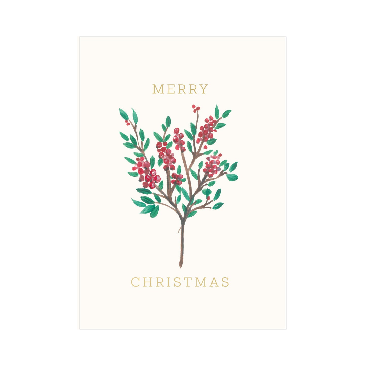 Christmas Card- Christmas Branch