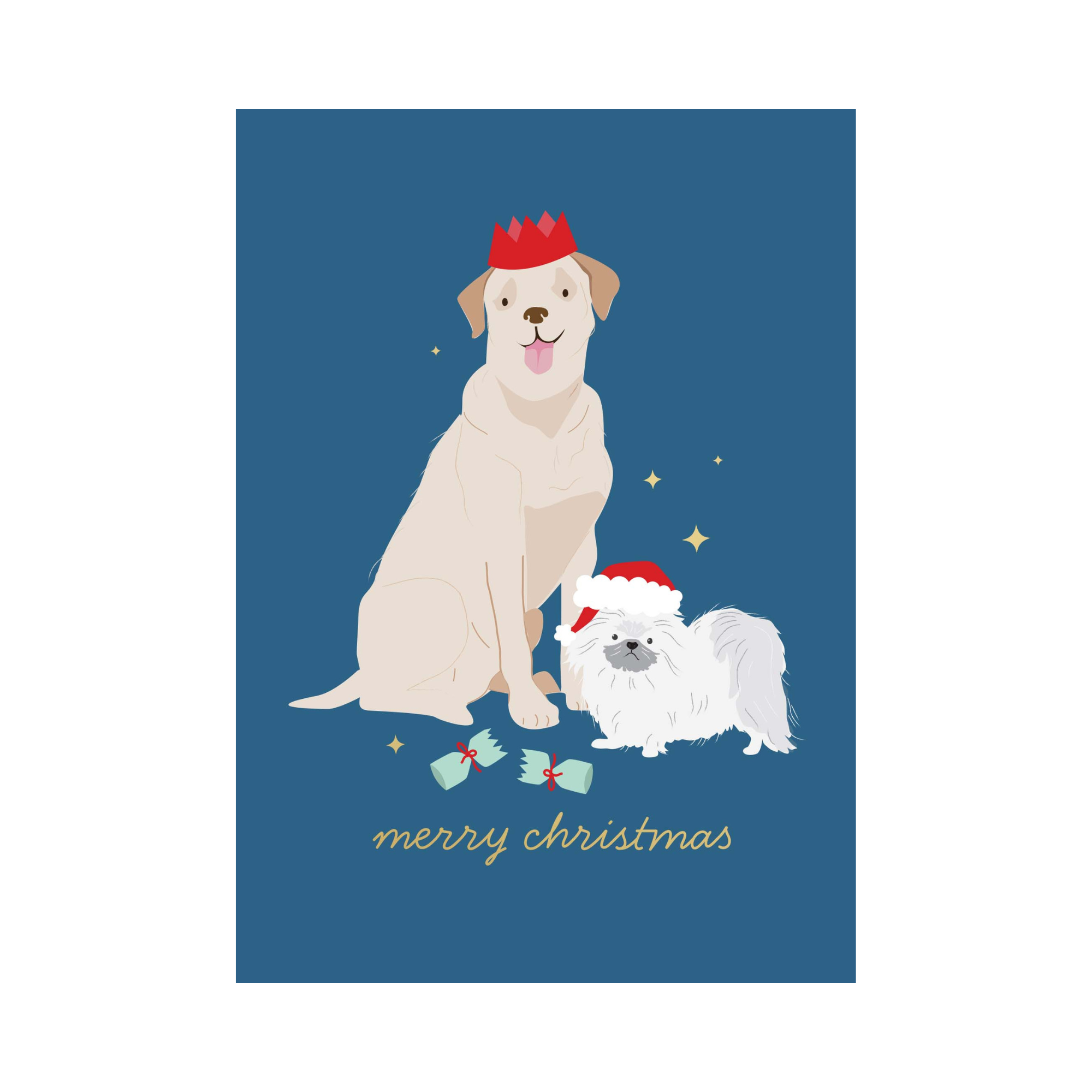 Christmas Card - Christmas Dogs