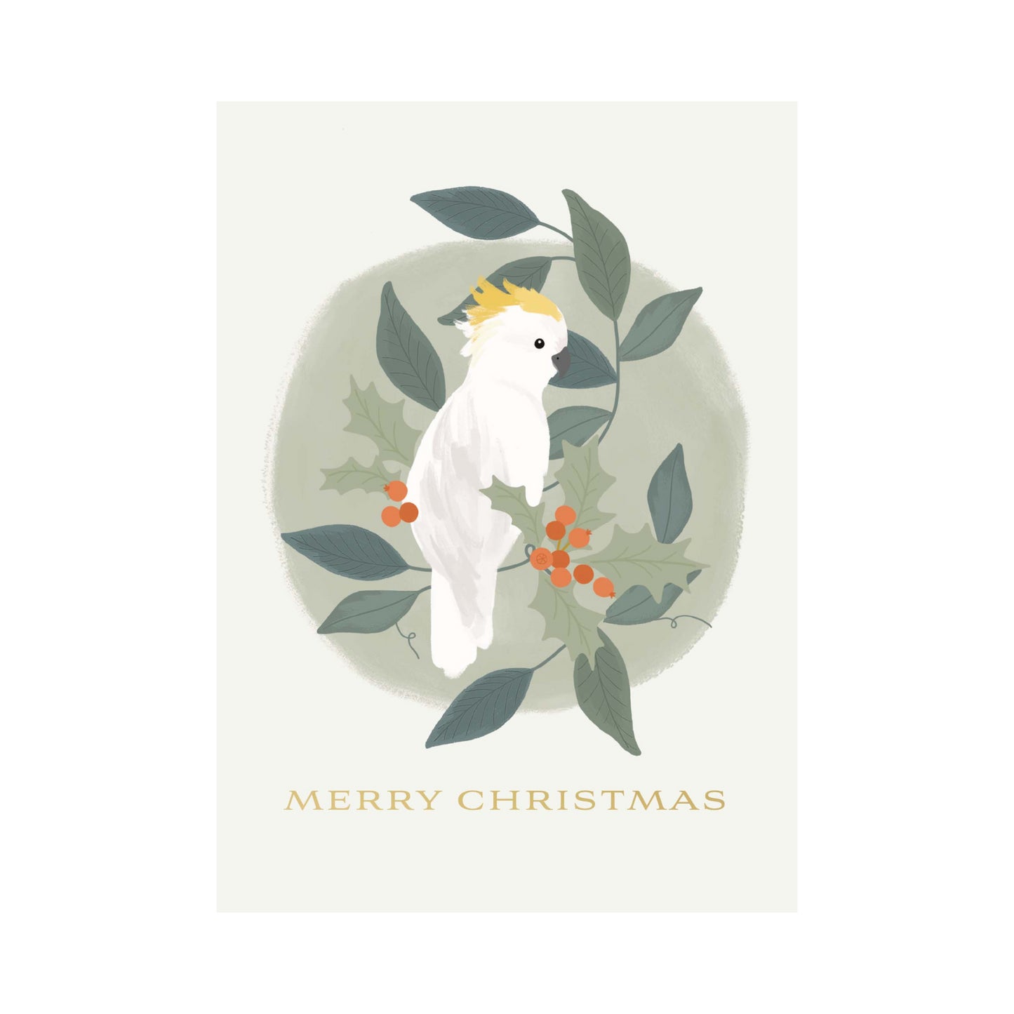 Christmas Card - Cockatoo