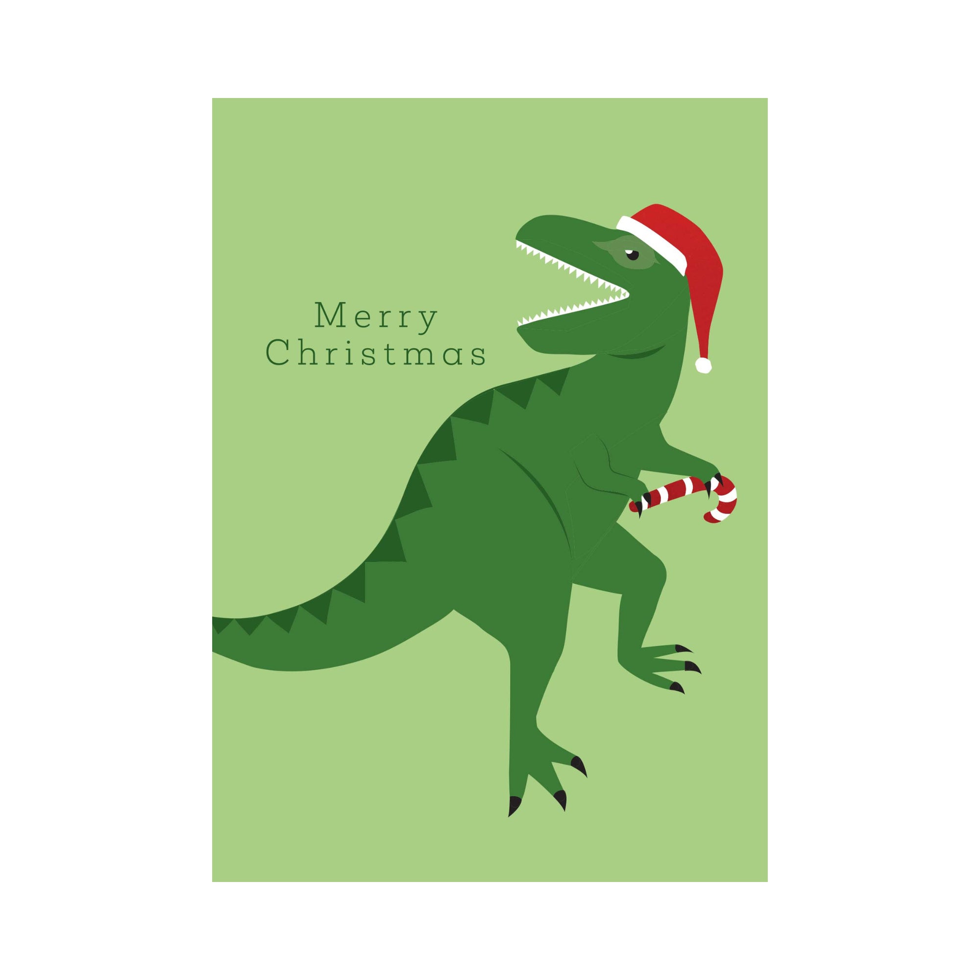 Christmas Card - Christmas Dinosaur