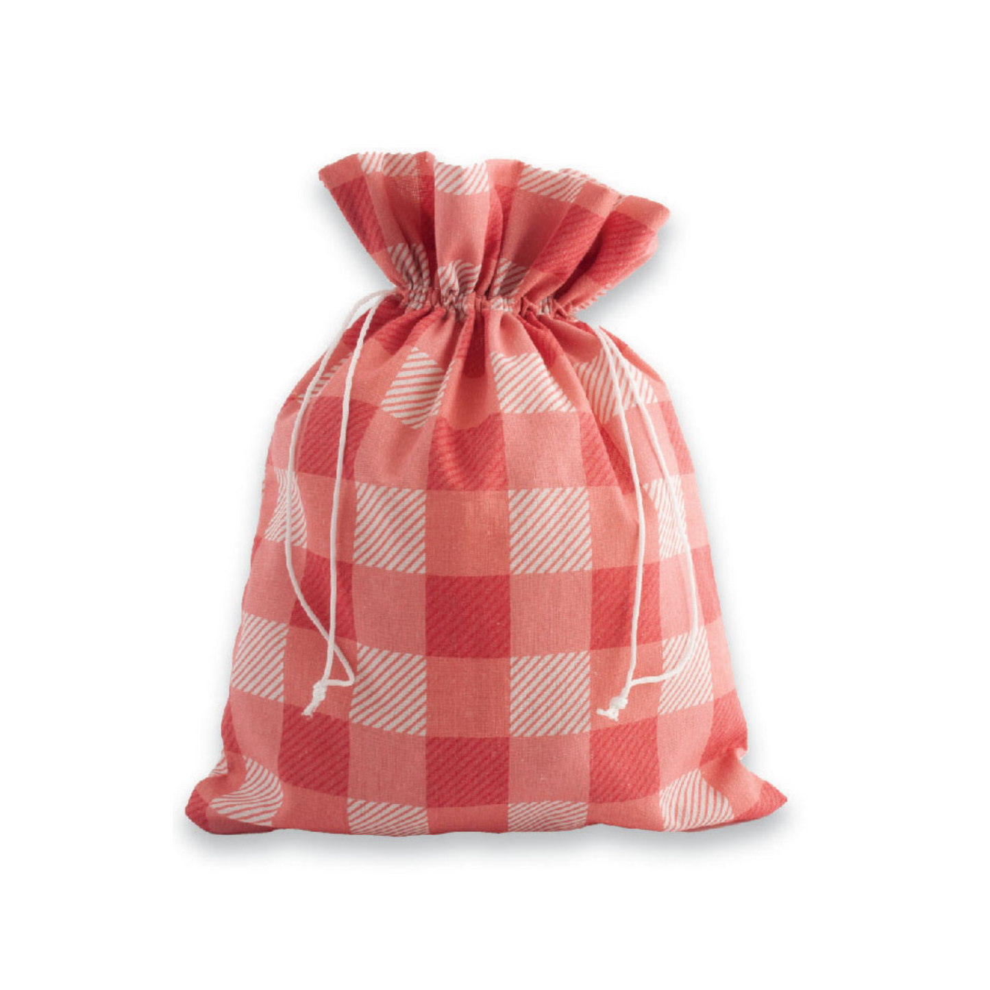 Medium Fabric Bag - Red Gingham