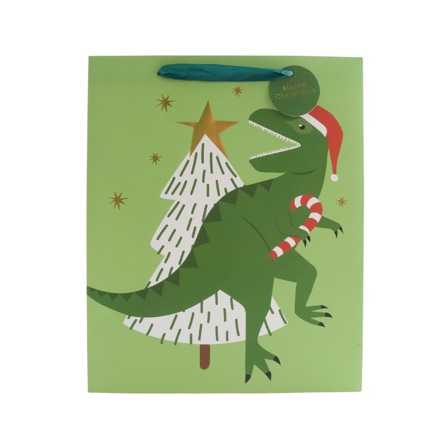 Christmas Large Gift Bag - Dino Christmas