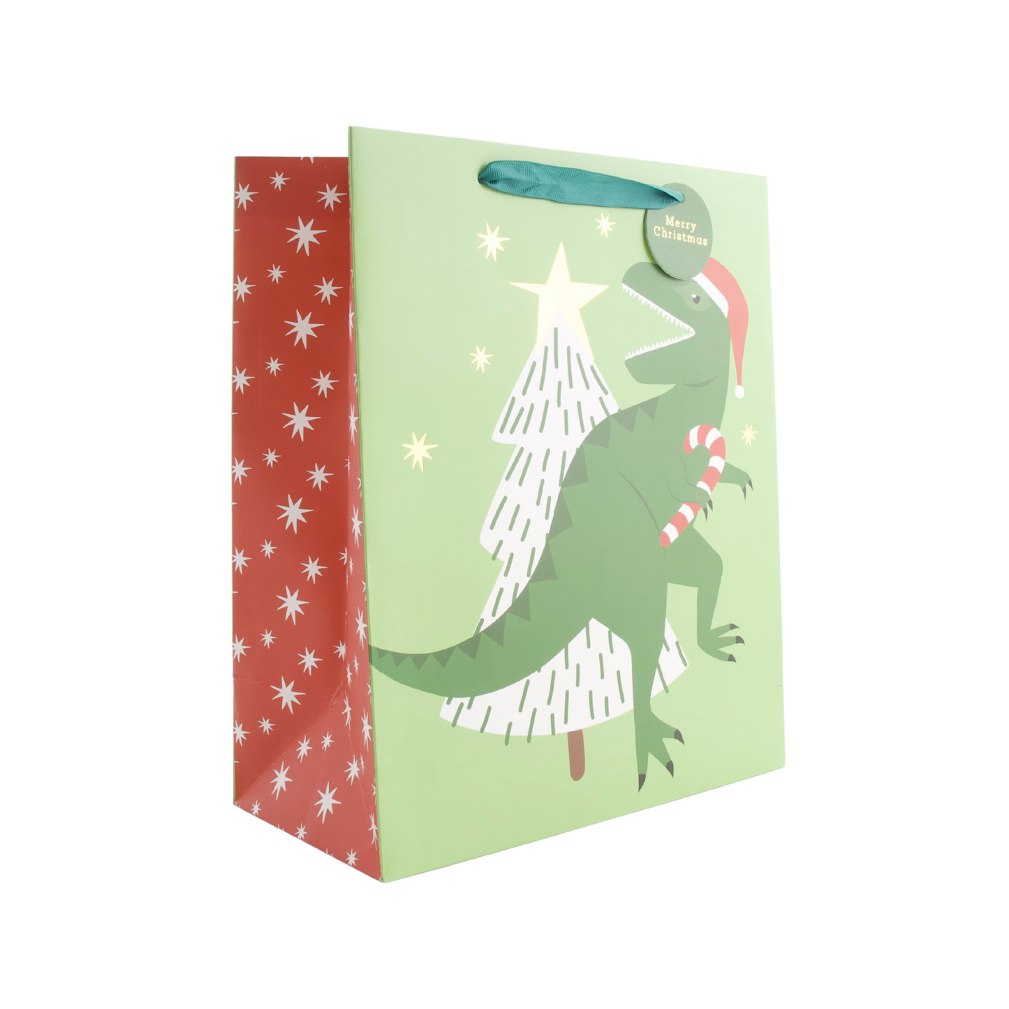 Christmas Large Gift Bag - Dino Christmas