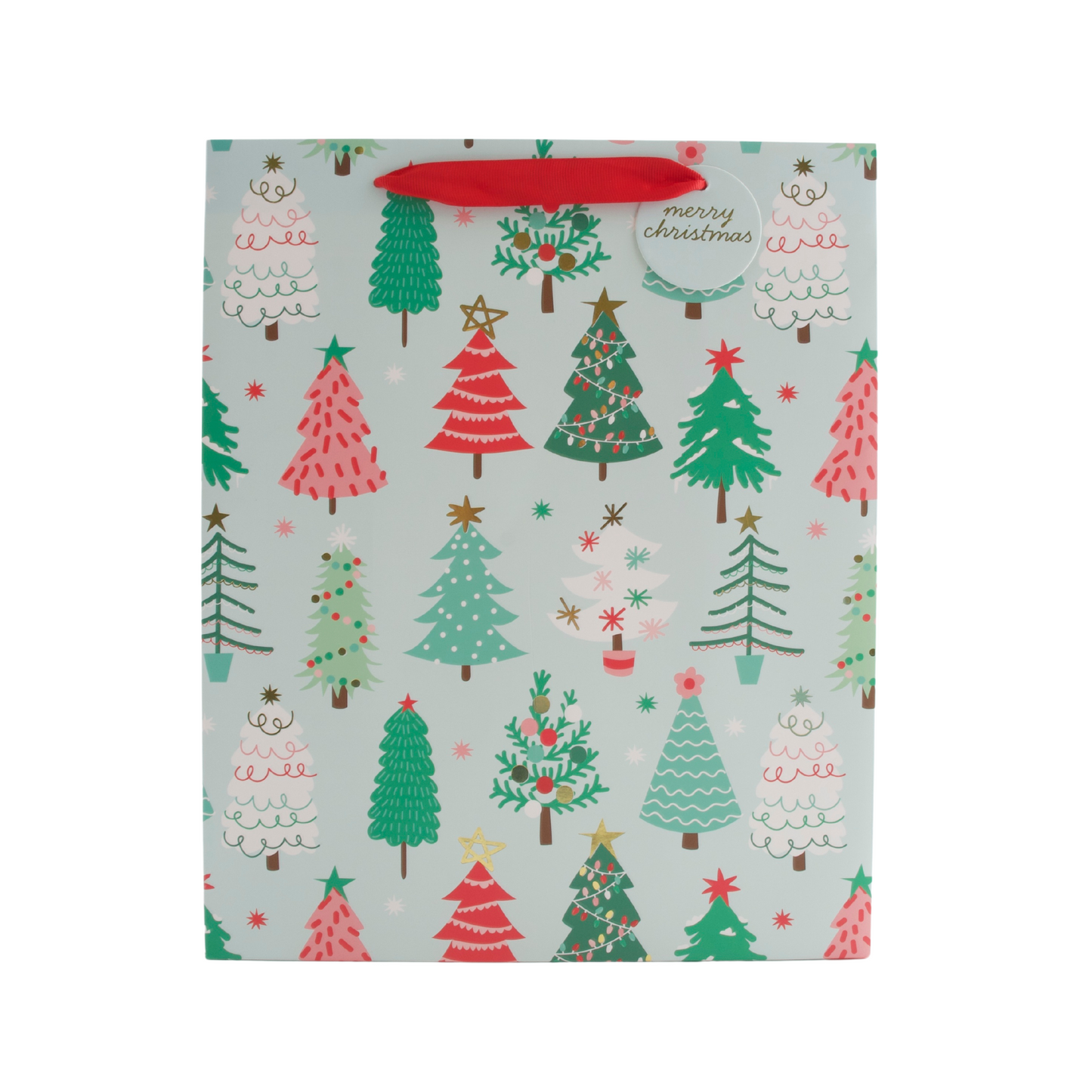 Christmas Large Gift Bag - Festive Trees