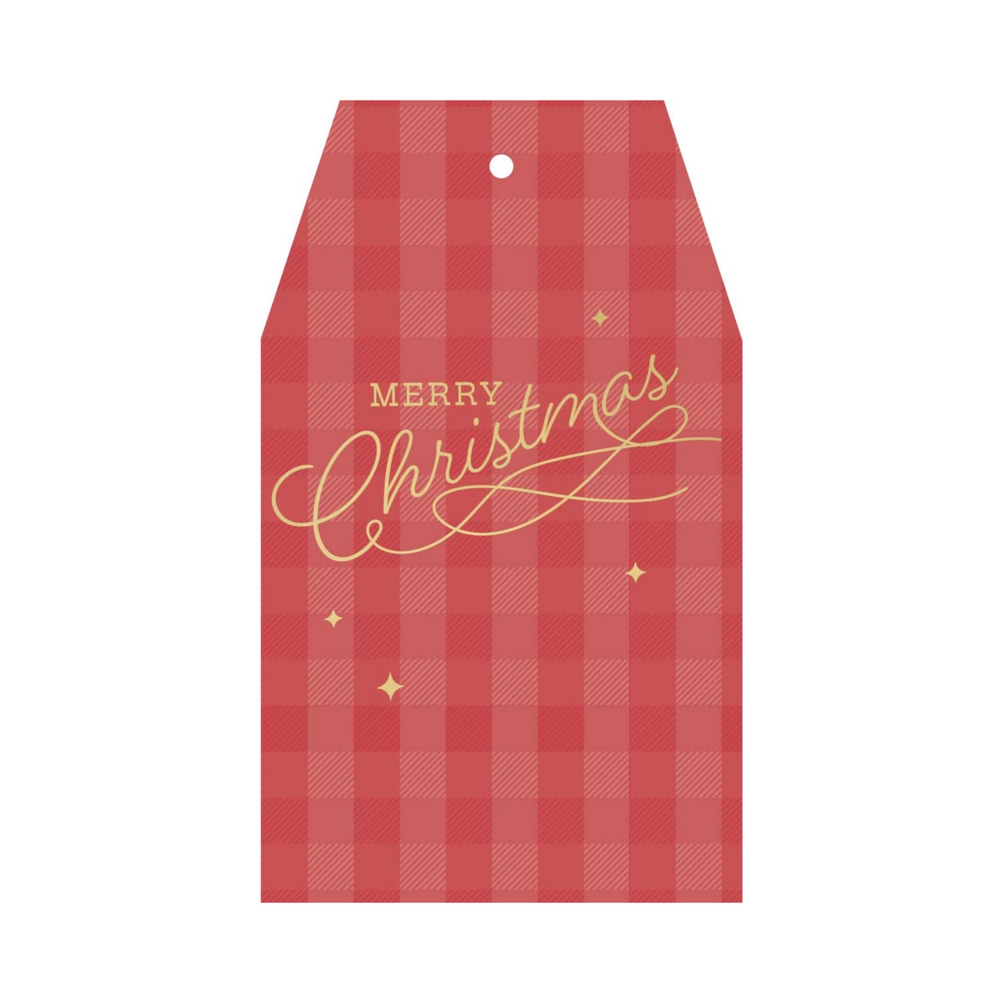 Christmas Gift Tags - Gingham Christmas