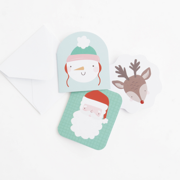 Mini Notecard Set - Santa Claus