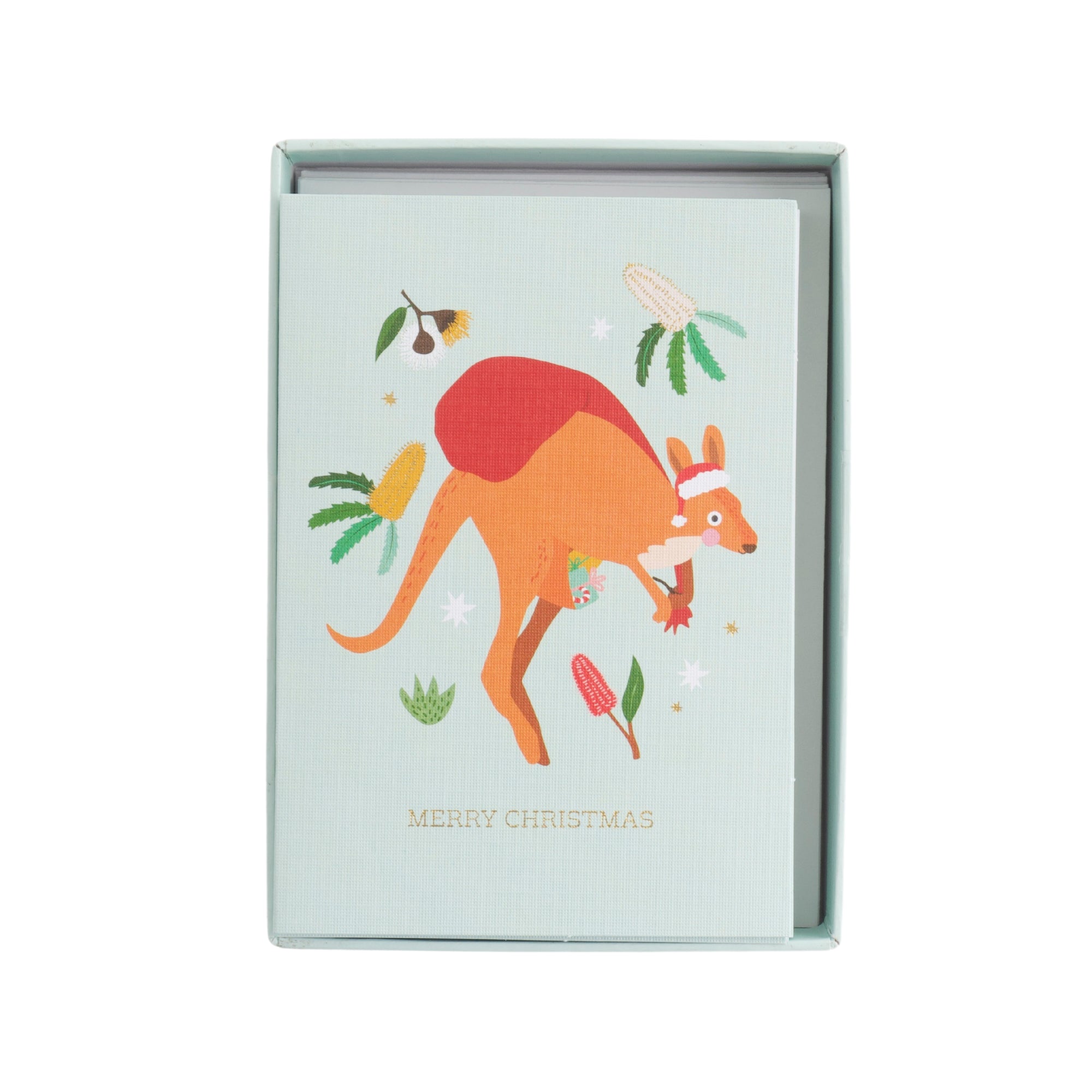 Christmas Notecard Set - Christmas Kanga