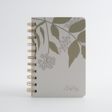 Mini Boxed Journal With Pen - Foliage