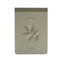 A5 To Do List Desk Pad - Evergreen Foliage