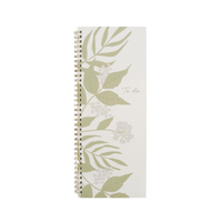 Spiral To Do Book - Evergreen Foliage