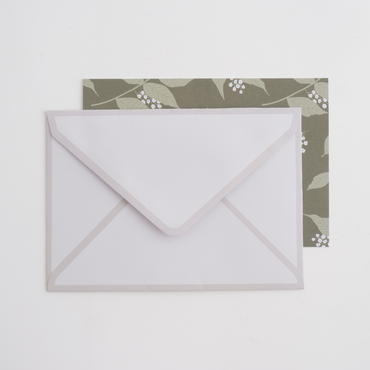 Notecard With Pen Set - Evergreen