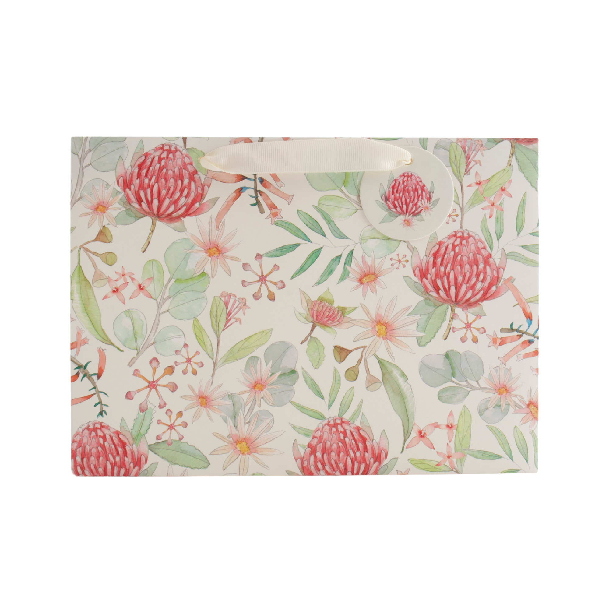 Christmas Medium Gift Bag - Waratah